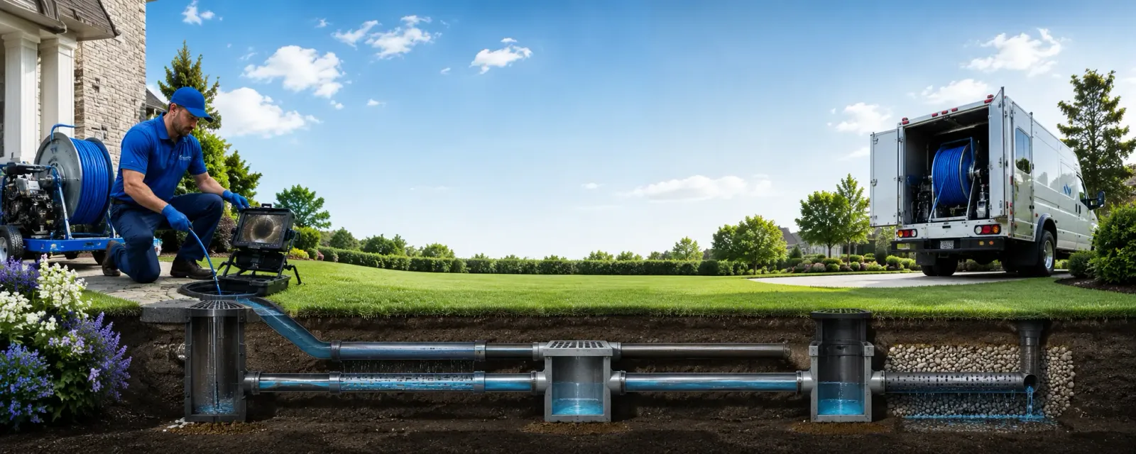 Outdoor drain cleaning information for Moriah Center, NY